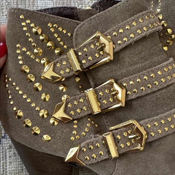 ASH Joyce suede Leather Booties Size 36 - Picture 5 of 10